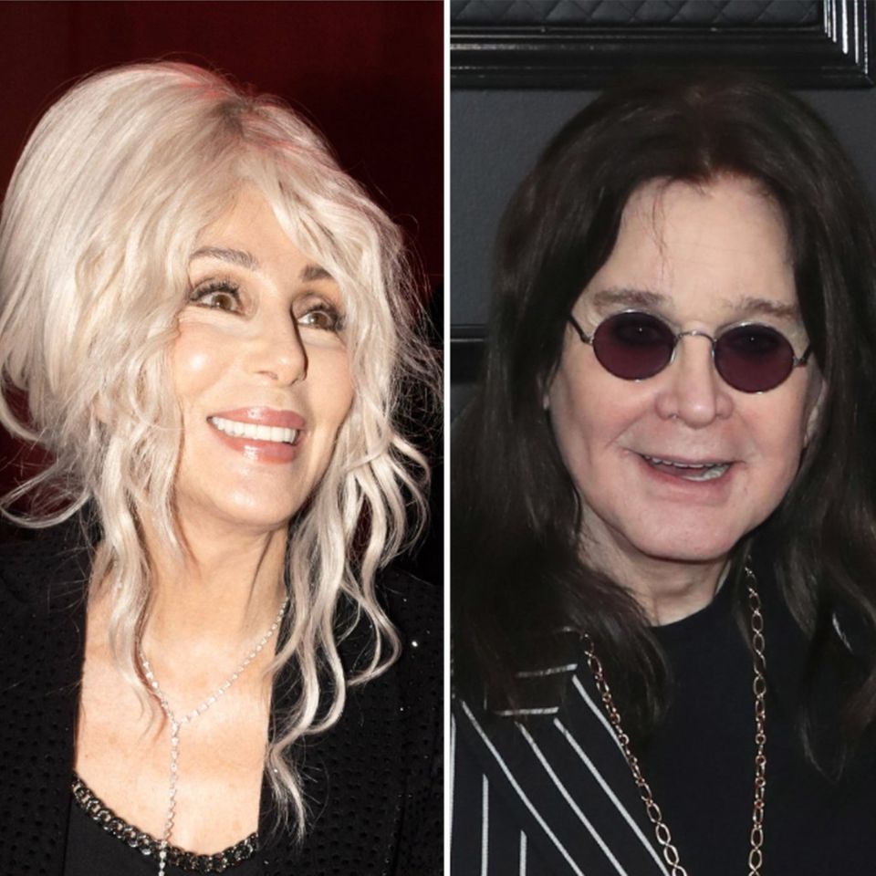 Haben sich ihren Platz in der Ruhmeshalle der Musik gründlich verdient: Sängerin Cher und Gruselrocker Ozzy Osbourne.