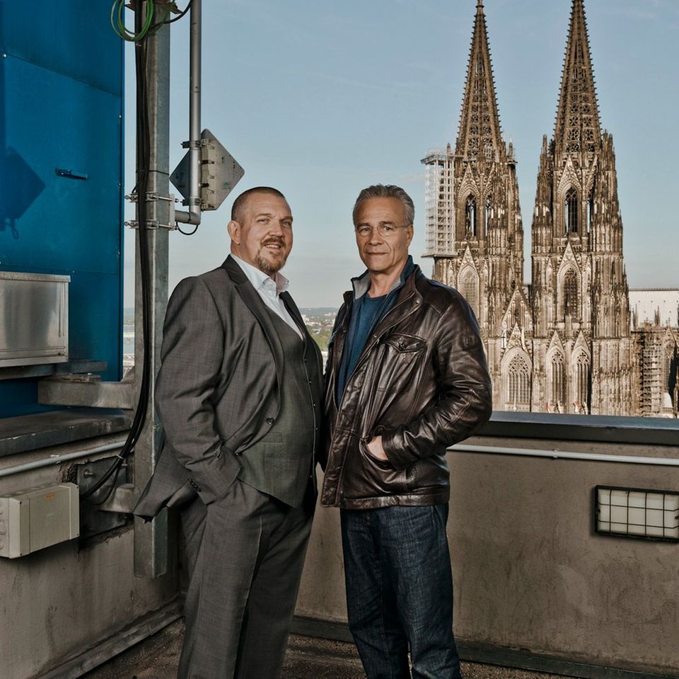 Ballauf und Schenk, alias Klaus J. Behrendt (r.) und Dietmar Bär, ermitteln als "Tatort"-Kommissare schon seit 1997 in Köln.