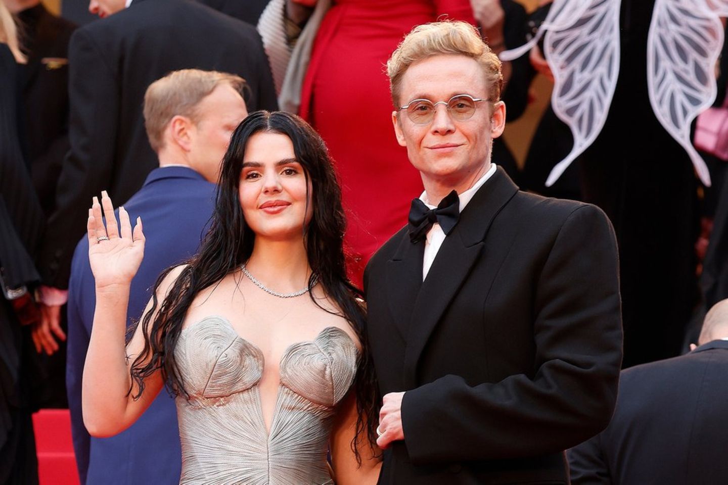 Matthias Schweighöfer und Ruby O. Fee zusammen in Cannes