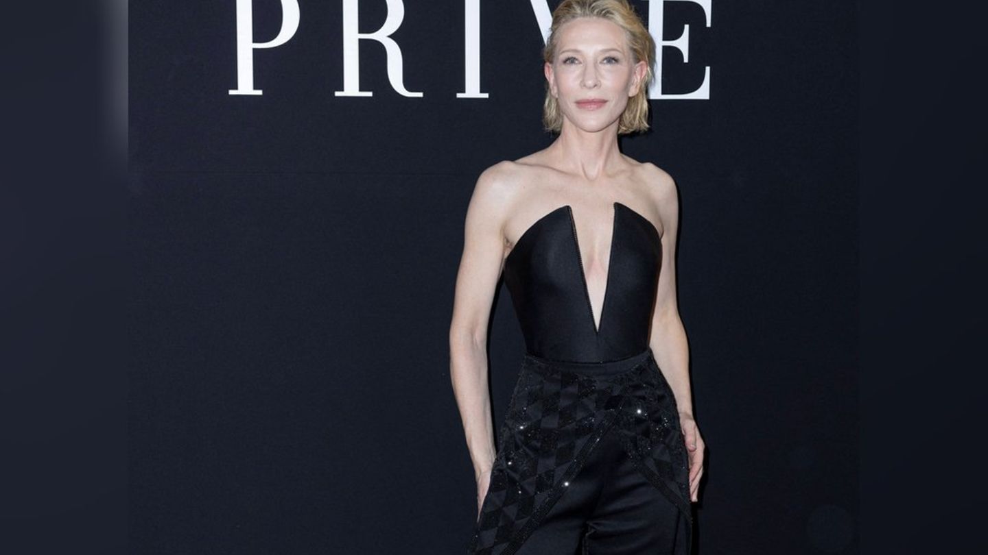 Cate Blanchett: Im Glamour-jumpsuit Mit Tiefem Ausschnitt