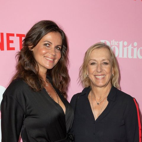 Strahlende Mütter von Adoptiv-Zwillingen: Julia Lemigova (l.) und Martina Navratilova.