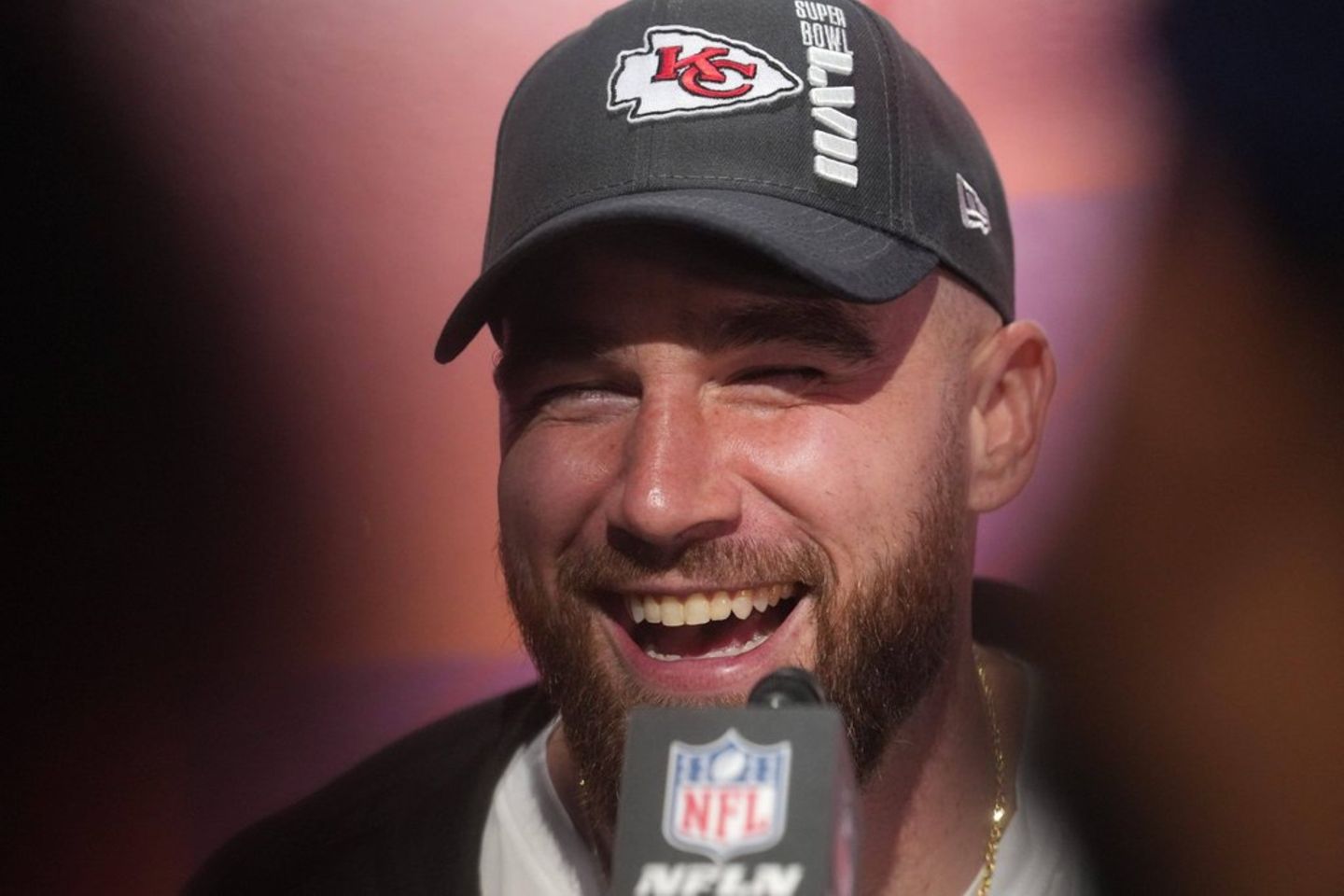 Travis Kelce plays as a Tight End for the Kansas City Chiefs under the title.