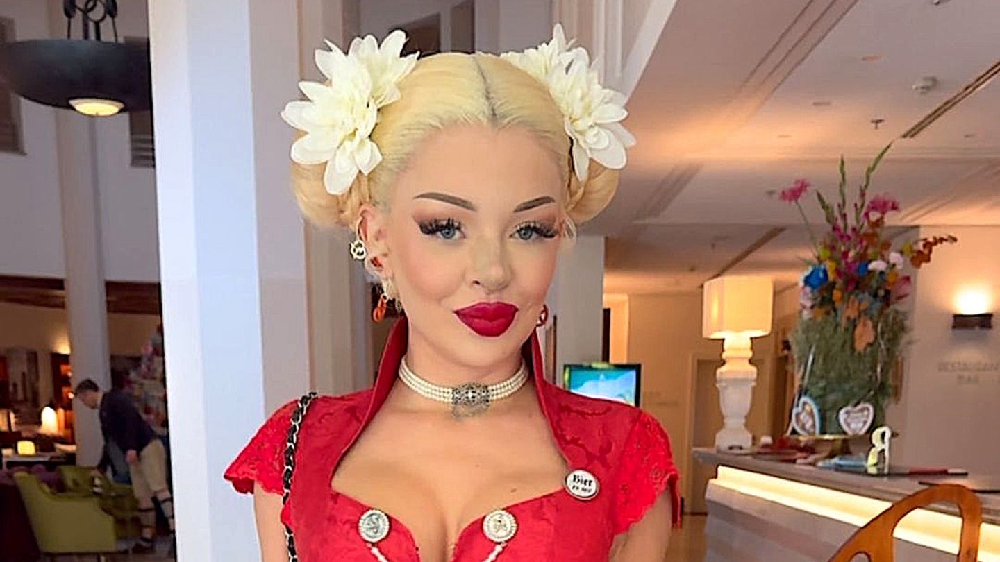 Katja Krasavice zeigt ihren Wiesn Look und der kostet 100.000 Euro