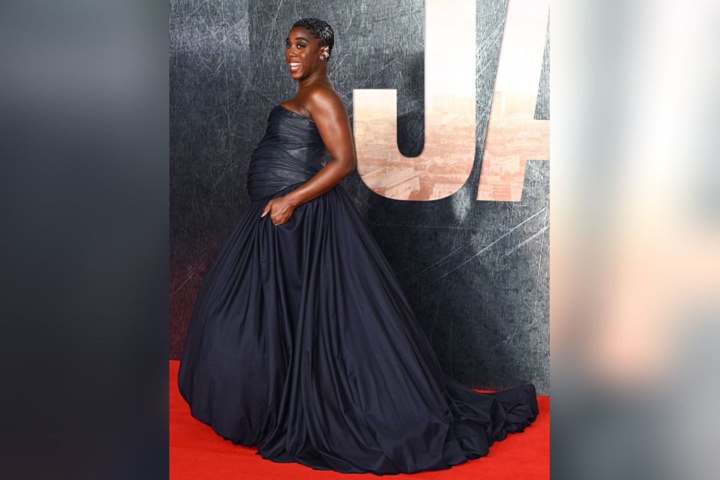 Actress Lashana Lynch bei der "The day of the jackal"- Premiere in London.