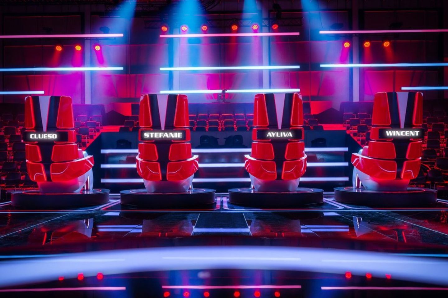 Die "The voice children"-Coaches became bald when starting the Aufzeichnungen.