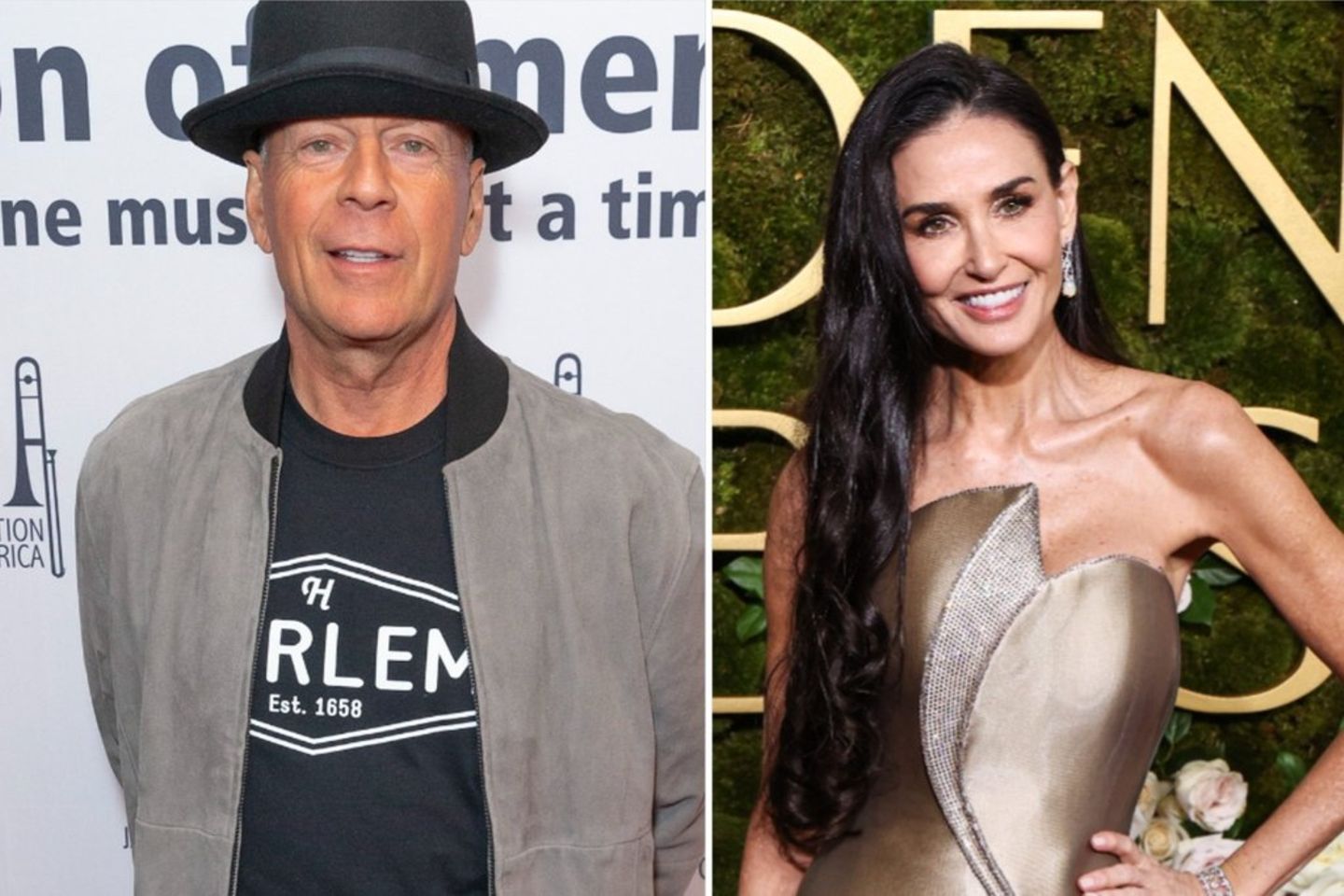 Die Ex-Heiteren Bruce Willis und Demi Moore bleiben eine Familie für einander.