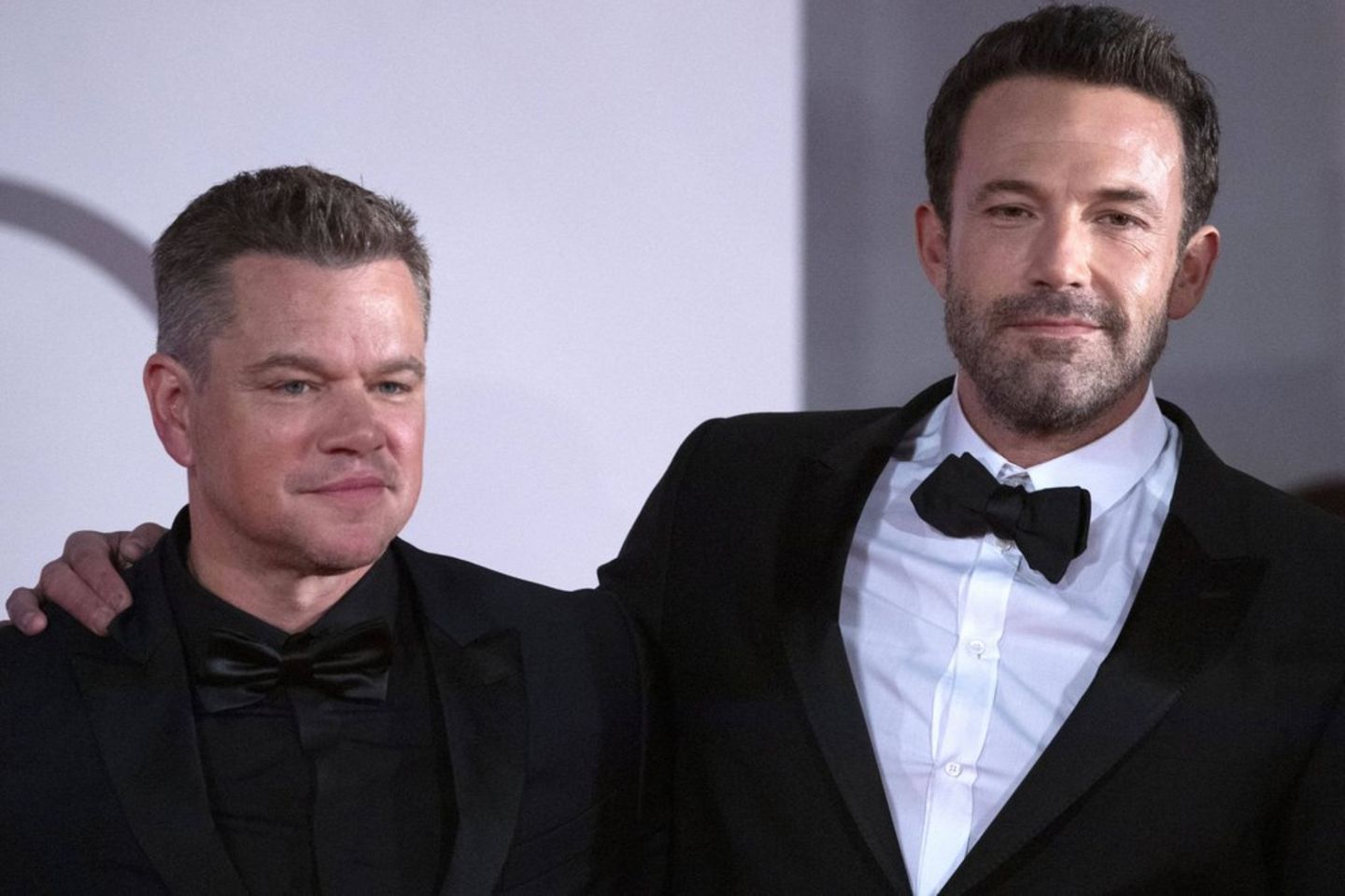 Kindheitsfreunde: Matt Damon und Ben affleck 2021 in Venedig.