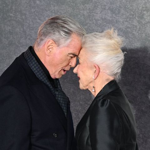 Helen Mirren und Pierce Brosnan bei der Premiere der Serie "MobLand" in London.